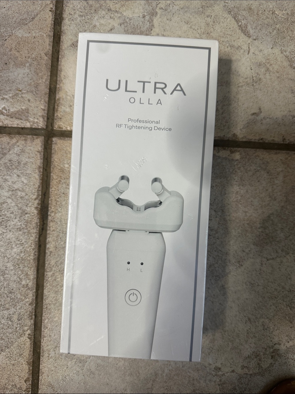 White RF Tightening Device — Professional Home Skin Tool